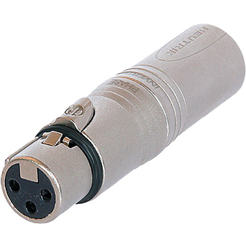 Neutrik 3-Pole XLR Female to 3-Pole XLR Male Extension Adapter