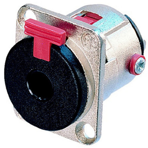 Neutrik NJ3FP6C Locking 1/4" TRS Female Jack - Silver contacts