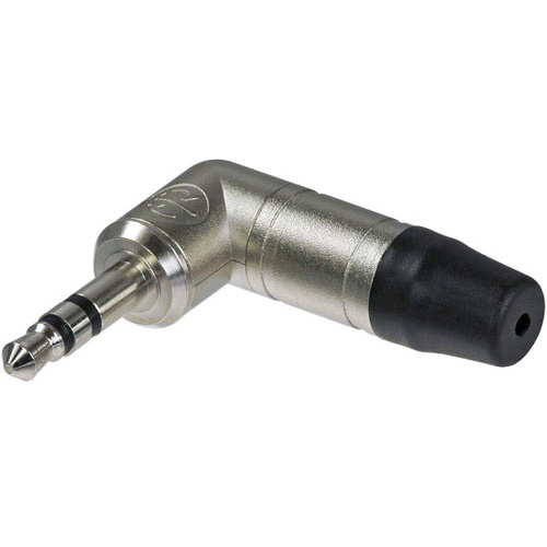 Neutrik 3.5 mm Right-Angle Stereo Plug (Nickel)