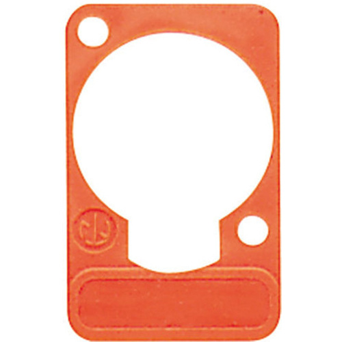 Neutrik DSS Lettering Plate (Orange)