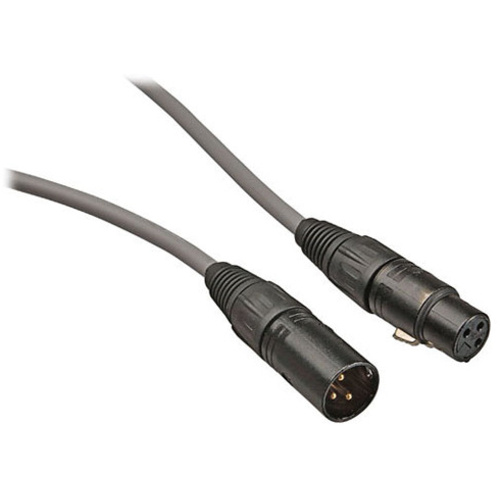 Canare L-4E6S Star Quad XLRM to XLRF Microphone Cable - 25' (Gray)