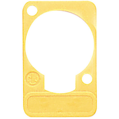 Neutrik DSS Lettering Plate (Yellow)