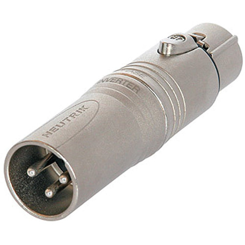 Neutrik NA3M5F 3 Pole XLR Male to 5 Pole XLR Female Adapter