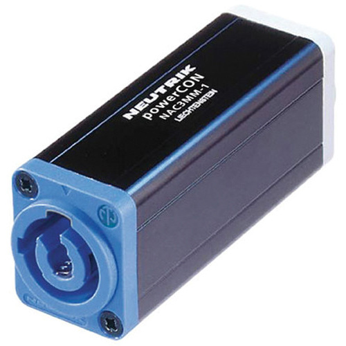 Neutrik NAC3MM-1 3-Pole PowerCON to 3-Pole PowerCON Lockable Coupler