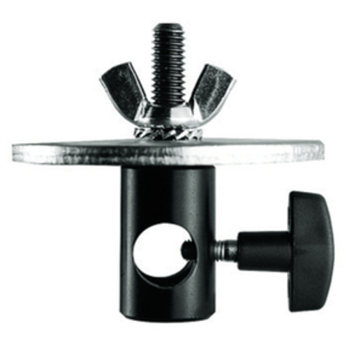 Manfrotto 179 16mm Female Adapter with 3/8" Screw and 80mm Disc