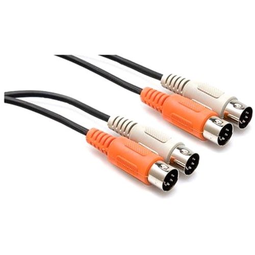 Hosa MID-202 Dual MIDI Cable 2m