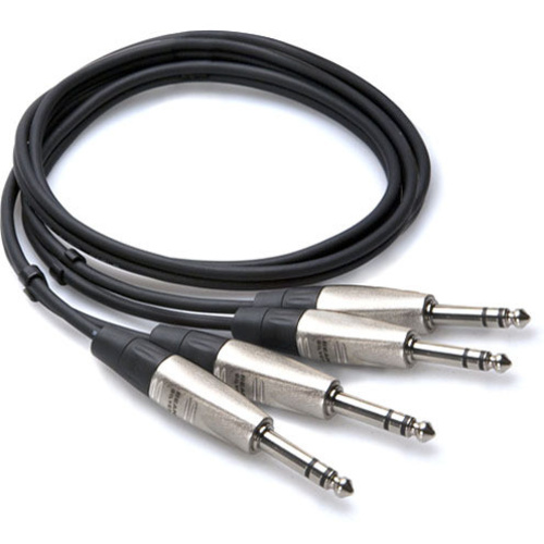 Hosa HSS-005X2 Pro 1/4'' Cable 5ft (Dual)