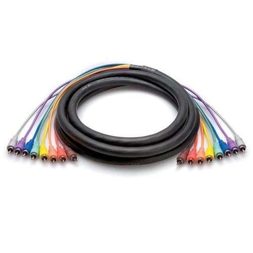 Hosa CRA-802 RCA Snake Cable 2m