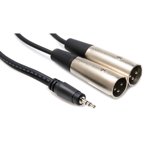 Hosa CYX-403M 3.5mm to XLR Y-Cable 3m