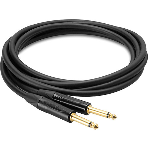 Hosa CGK-010 Straight 1/4" Plug Male to Straight 1/4" Plug Male Edge Guitar Cable (10')