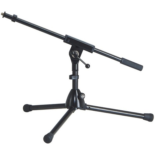 K&M 259/1 Extra Low Microphone Stand with Boom Arm (Black)