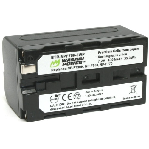 Wasabi Power NP-F750 Battery for Sony (4900mAh)