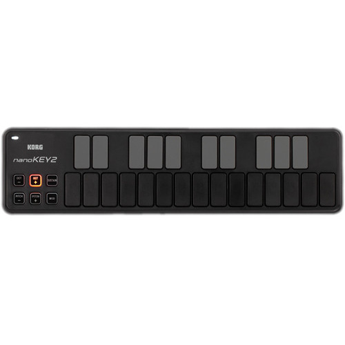 Korg nanoKEY 2 - Slim-Line USB MIDI Controller (Black)