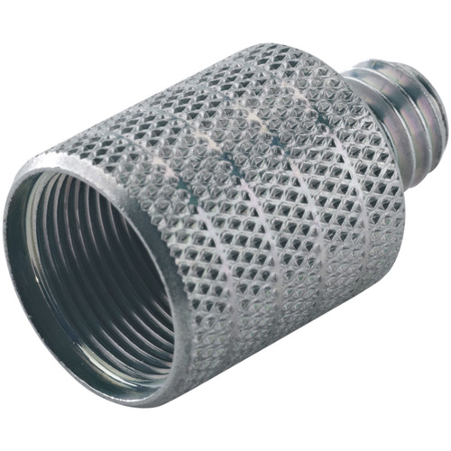 K&M 216 Thread Adapter 5/8" 27 Gauge Female Thread to 3/8" Male Thread