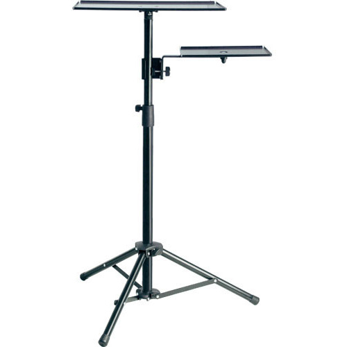 K&M 12150 Adjustable Laptop Stand and Mouse Rest (Black)