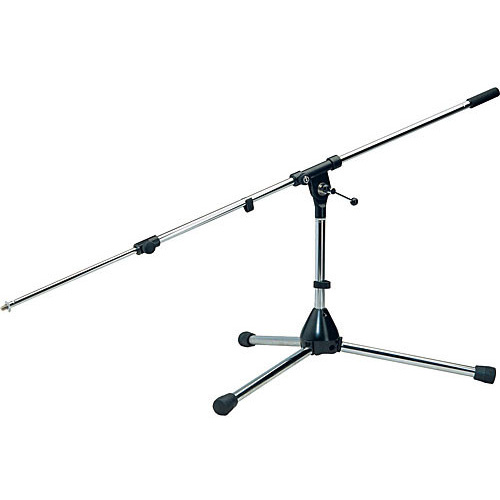 K&M 255 Low Level Tripod Microphone Stand with Telescoping Boom