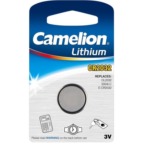 Camelion CR2032 Lithium 3V Coin Cell Battery