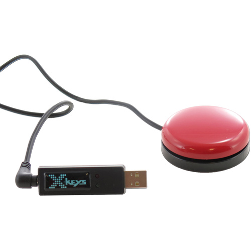 X-keys USB 3 Switch Interface with Red Orby Switch