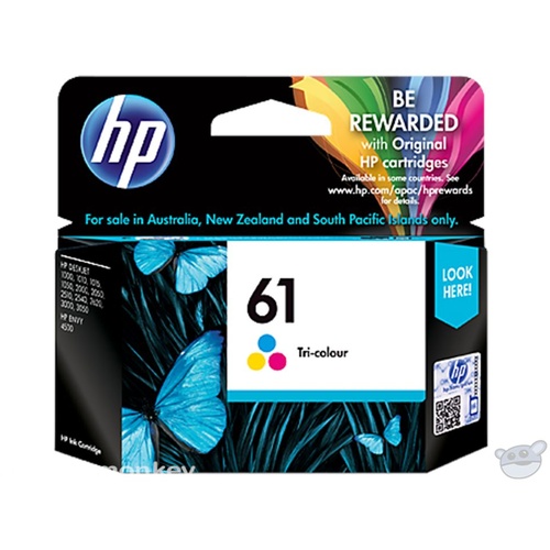 HP 61 Tri-color Original Ink Cartridge (CH562WA)
