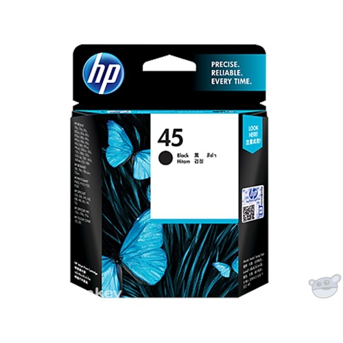 HP 45 Black Original Ink Cartridge (51645AA)