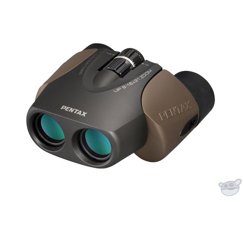 Pentax 8-16x21 U-Series UP Binocular (Brown)