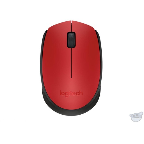 Logitech M171 Wireless Mouse (Red)