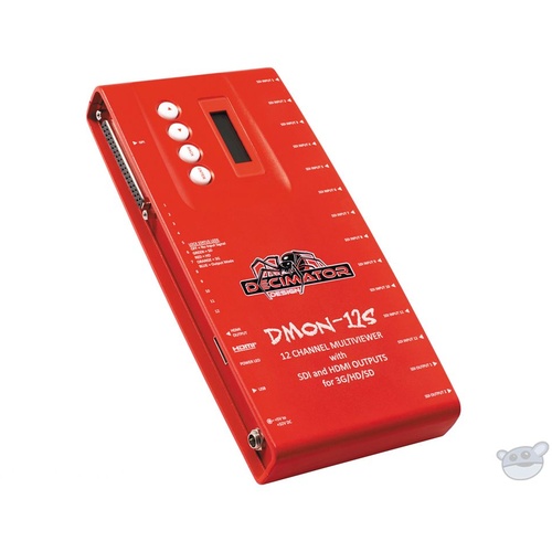 DECIMATOR DMON-12S 12-Channel Multi-Viewer with SDI & HDMI Outputs