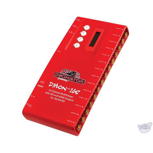 DECIMATOR DMON-16S 16-Channel Multi-Viewer with SDI & HDMI Outputs