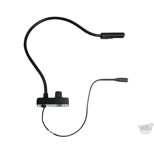 Littlite L-18A-LED 18" Gooseneck Lamp with no Power Supply (Dual Colour White/Red)