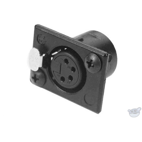 Littlite XLR-PS4 - 4-pin XLR Panel Socket for X-Series Littlite Lamps