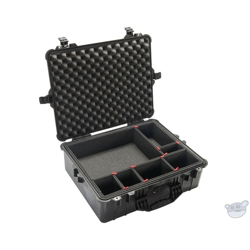 Pelican 1600TP Case with TrekPak Divider System (Black)