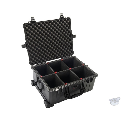 Pelican 1610TP Case with TrekPak Divider System (Black)