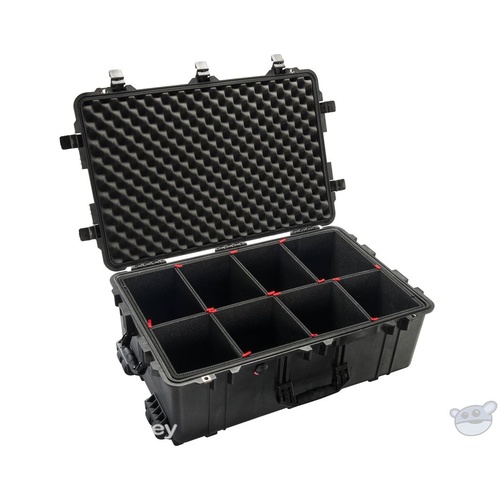 Pelican 1650TP Case with TrekPak Divider System (Black)