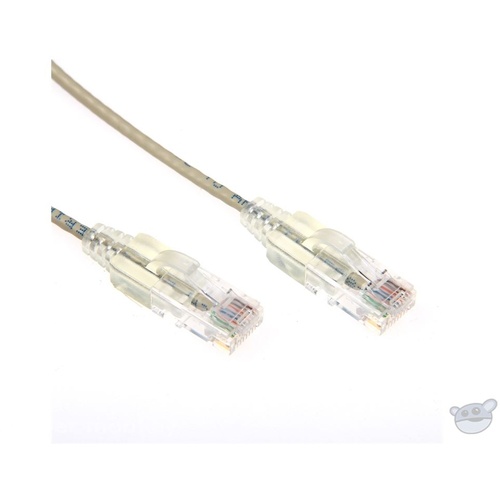 DYNAMIX 0.25M Cat6 Slimline Component Level UTP Patch Lead (Beige)