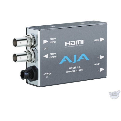 AJA HI5 SDI to HDMI Video and Audio Converter