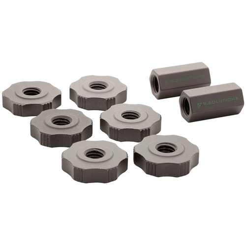 9.SOLUTIONS Mini Rigging Rod Set Nuts