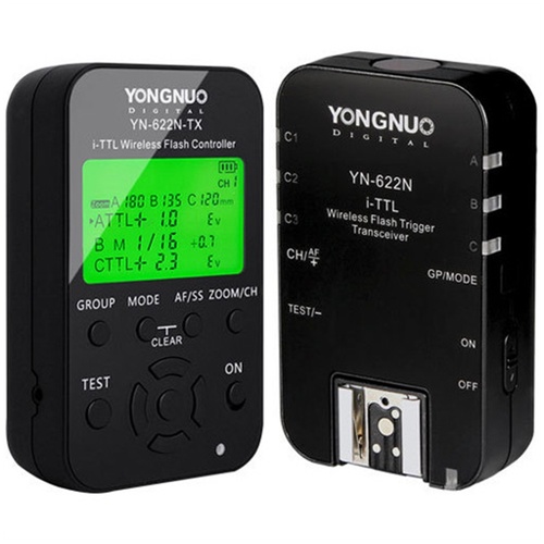 Yongnuo YN-622N i-TTL Wireless Flash Transceiver & TX Controller Kit for Nikon