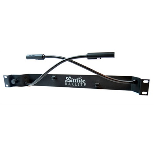 Littlite RL-10-D Raklite 12" Dual Gooseneck Halogen Lamps with Power Supply