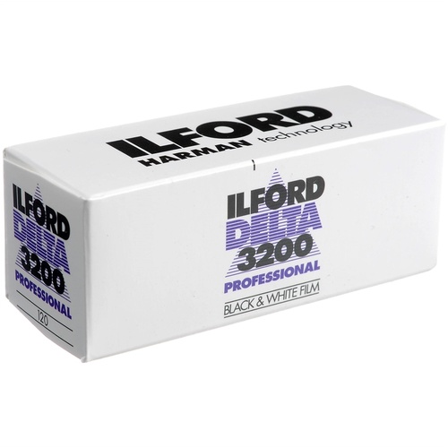 Ilford Delta 3200 Professional Black and White Negative Film (120 Roll Film)