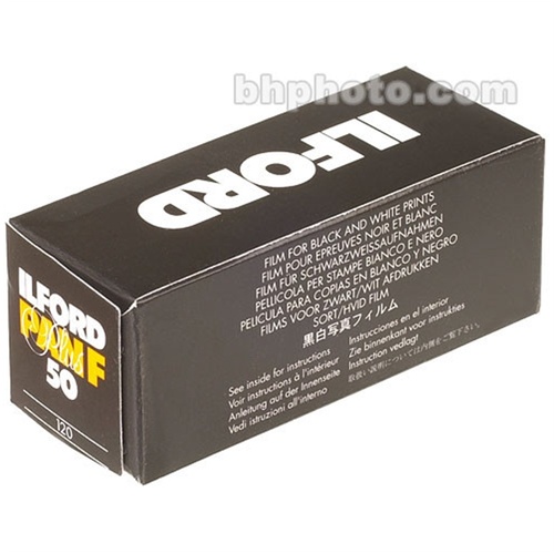 Ilford Pan F Plus Black and White Negative Film (120 Roll Film)