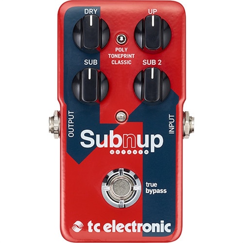 TC Electronic Sub 'N' Up Octaver - Octave Pedal with TonePrint Software