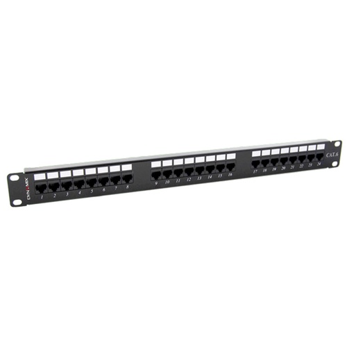 DYNAMIX 24 Port 19" Cat6 UTP Patch Panel