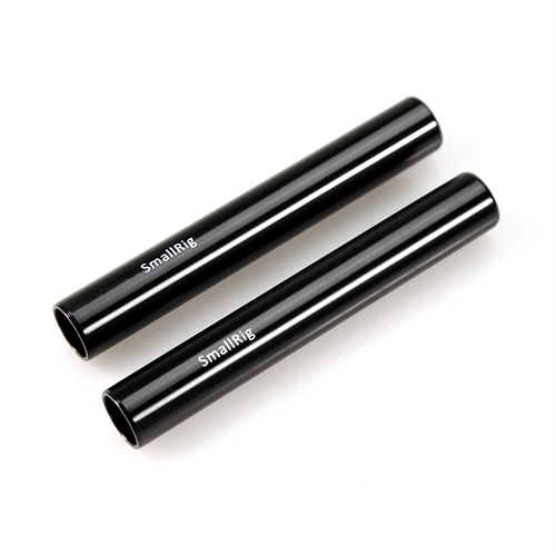 SmallRig 1049 15mm Black Aluminium Alloy Rod 10cm (2 pcs)