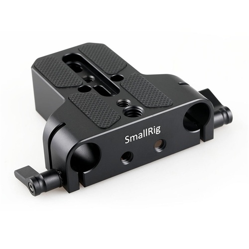 SmallRig 1674 Multipurpose U-Base Universal Baseplate with Dual 15mm Rod Clamp