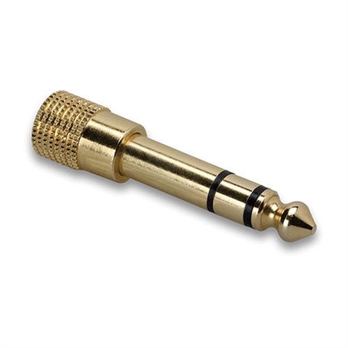 Hosa GHP-105 3.5mm TRS to 1/4" TRS Headphone Plug Adaptor