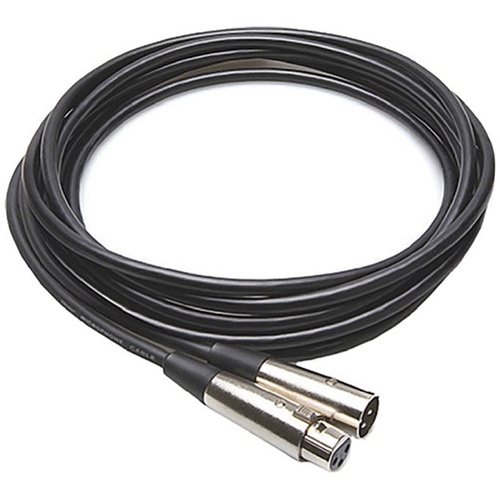 Hosa MCL-120 Microphone Cable 3-Pin XLR Female to 3-Pin XLR Male (20')