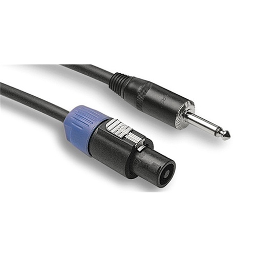 Hosa SKT-400 Series Speakon to 1/4" Male Phone Speaker Cable (14 Gauge) - 20'