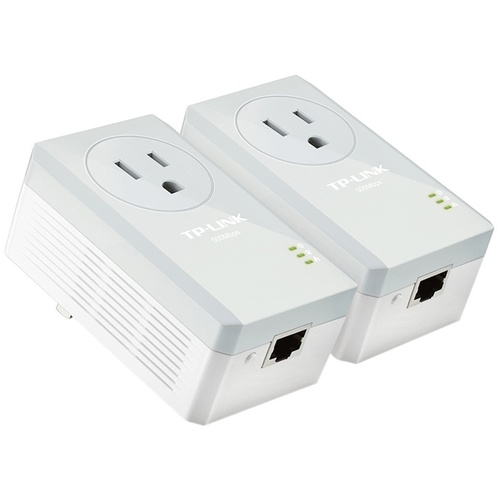 TP-Link TL-PA4010P KIT AV500 Powerline Adapter with AC Pass Through Starter Kit