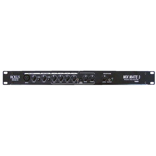 Rolls RM69 MixMate 3 - 6-Channel Stereo Line / Microphone Mixer