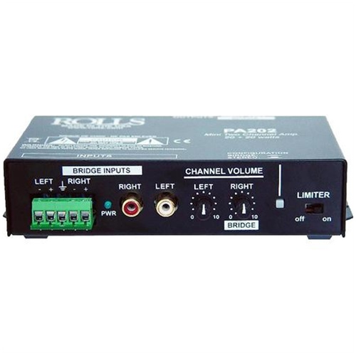 Rolls PA202 20W Class-D Mini Stereo Amplifier